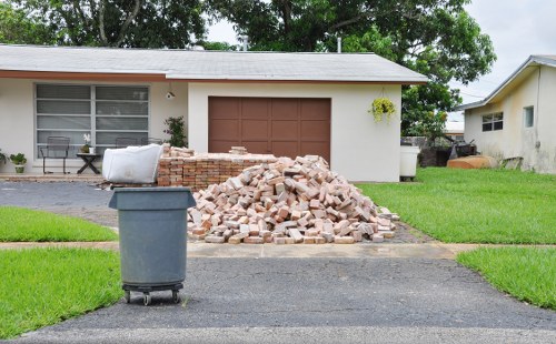 Variety of items being cleared from a home